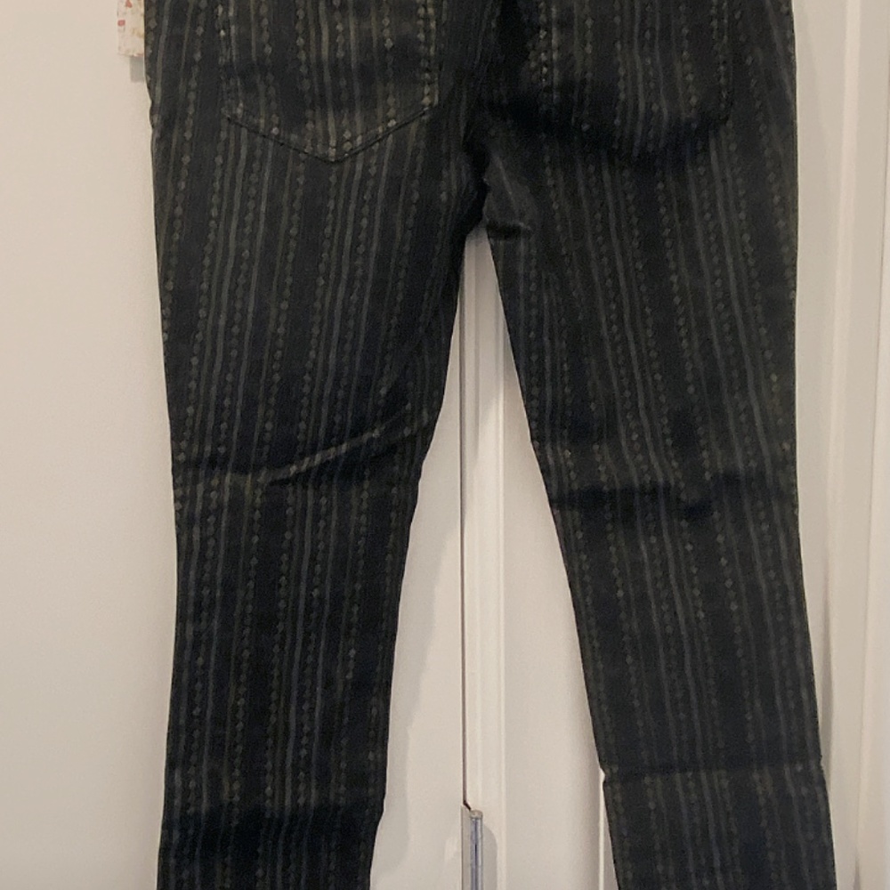 Free People Black Pattern Jeans - Picture 2 of 3